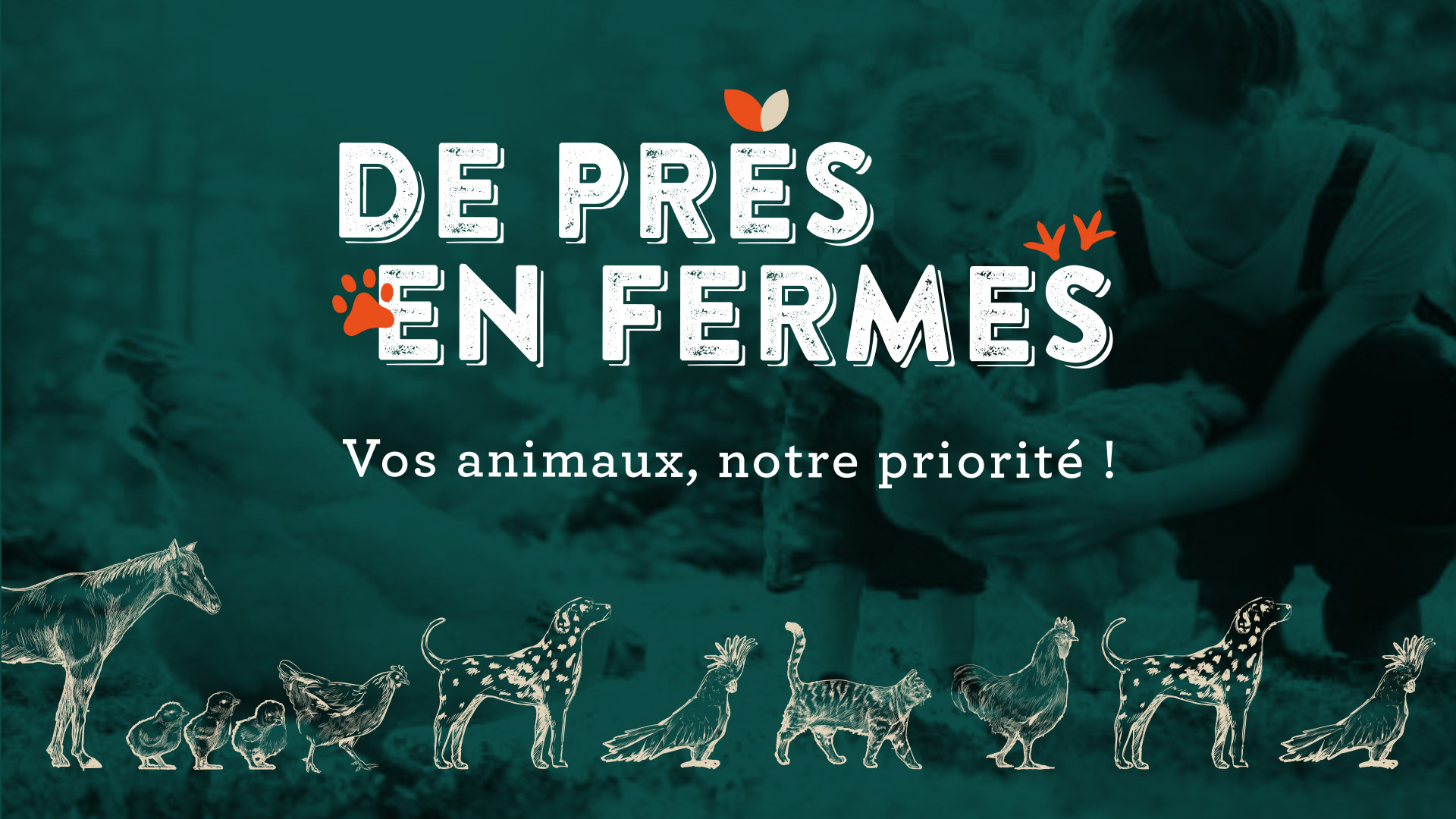 Nouevlle marque - magasin pour animaux : De Pres en Fermes