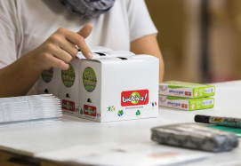 Vignette menu packaging