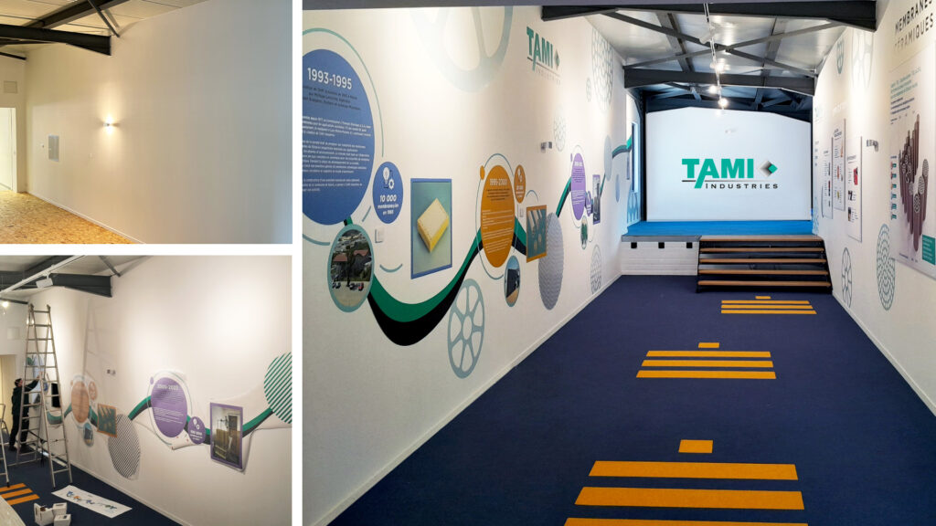 Création d'une signalétique chez Tami industries
