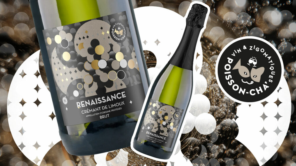 Le Poisson-Cha a encore bullé* une bulle ! Ils ont créée cette année : un Crémant de Limoux Brut