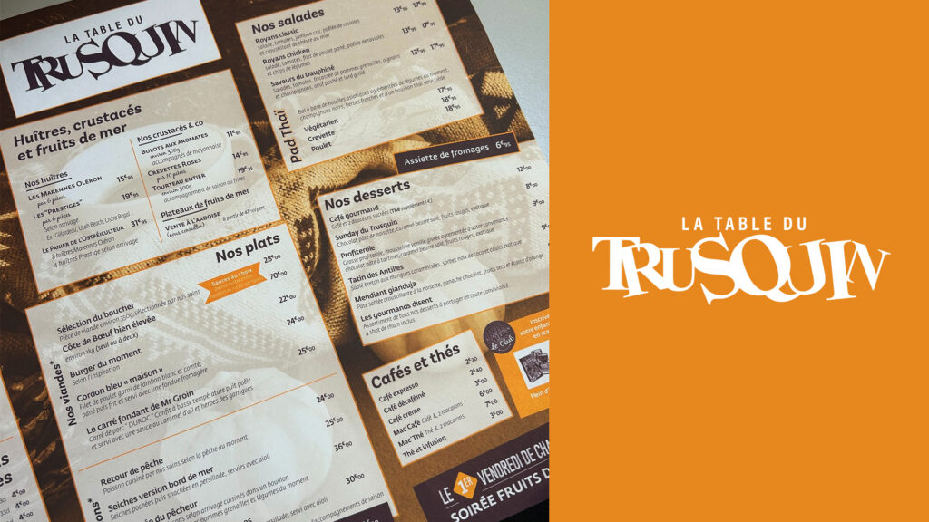 Merci à la Table du Trusquin pour cette carte d'automne