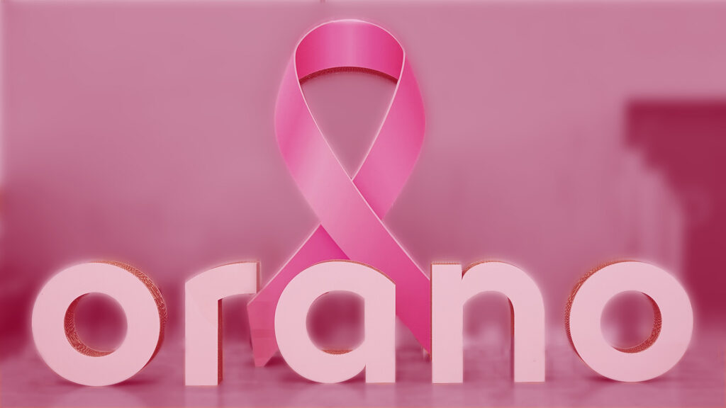 Pour Octobre rose, avec un totem sur mesure pour Orano