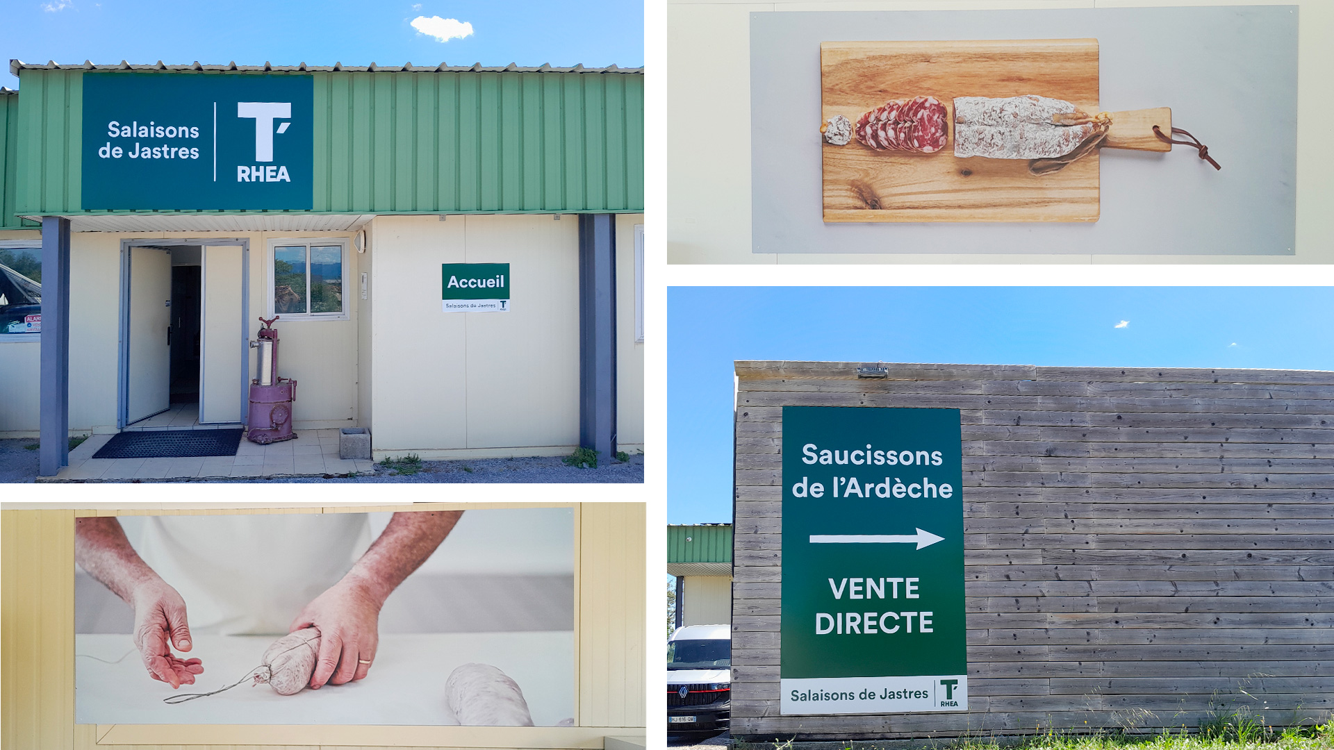 Viandes de "caracterre" avec le groupe T'hréa 🐄 qui communique avec une nouvelle signalétique.